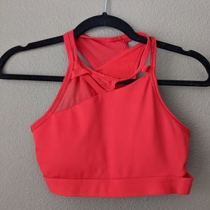 Nike Red Light Support Padded Cutout Sports Bra